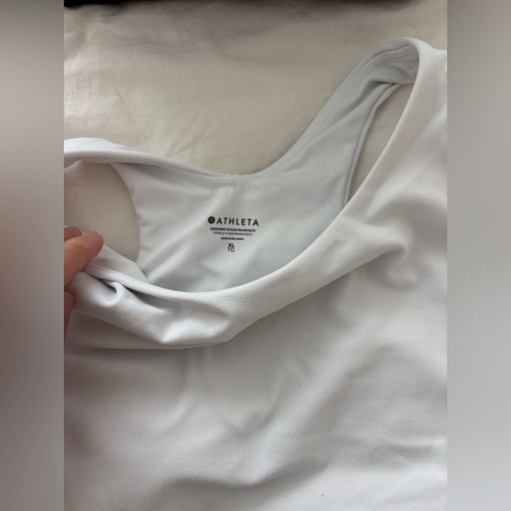 Athleta Classic White Tank